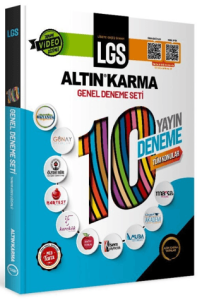 Altın Karma 8. Sınıf 10 Farklı Yayın 10 Deneme Tüm Konular Sorular 2024