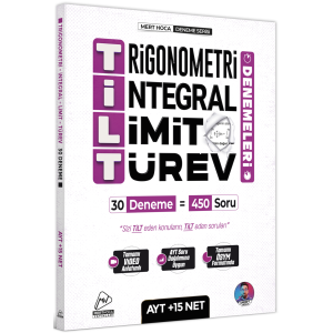 Mert Hoca AYT TİLT Denemeleri Trigonometri İntegral Limit Türev 30 Deneme