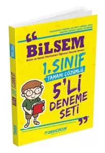 Zekiçocuk 1. Sınıf Bilsem 5 Deneme
