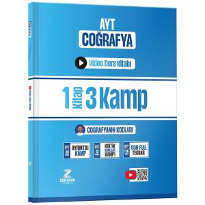 Zeduva Coğrafyanın Kodları AYT Coğrafya 1 Kitap 3 Kamp Video Ders Kitabı