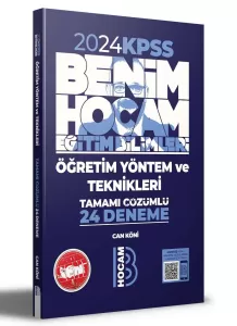 Benim Hocam Öğretim Yöntem ve Teknikleri Tamamı Çözümlü 24 Deneme 2024