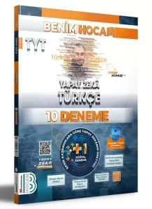 Benim Hocam TYT Yapay Zeka Türkçe 10 Deneme 2024