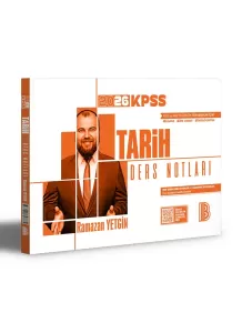 Benim Hocam KPSS Tarih Video Ders Notları 2026