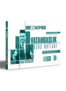 Benim Hocam KPSS Vatandaşlık Ders Notları 2026