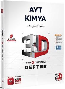 3D AYT Kimya Video Destekli Defter