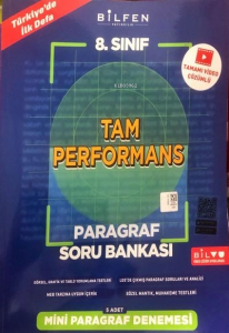 Bilfen 8. Sınıf Tam Performans Paragraf Soru Bankası