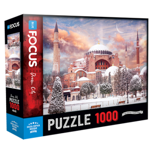 Blue Focus Games 1000 Parça Puzzle Ayasofya Camii