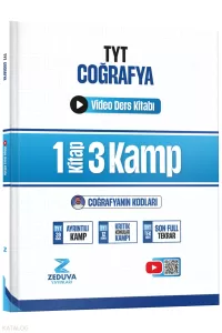 Zeduva Coğrafyanın Kodları TYT Coğrafya 1 Kitap 3 Kamp Video Ders Kitabı