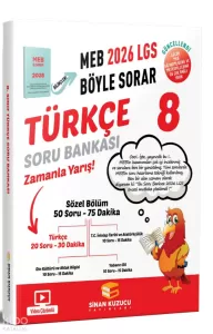 Sinan Kuzucu 8. Sınıf Meb Böyle Sorar Türkçe Soru Bankası Video Çözümlü 2026
