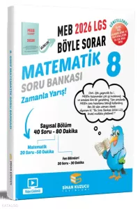 Sinan Kuzucu 8. Sınıf Meb Böyle Sorar Matematik Soru Bankası Video Çözümlü 2026