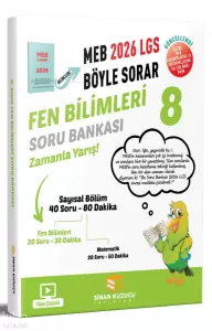 Sinan Kuzucu 8. Sınıf Meb Böyle Sorar Fen Bilimleri Soru Bankası Video Çözümlü 2026