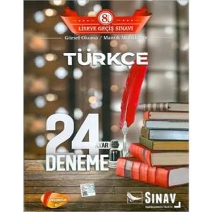 Sınav 8. Sınıf Türkçe 24 Deneme