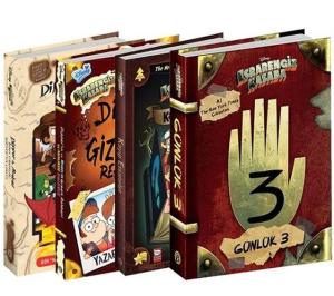 Disney Esrarengiz Kasaba Mega seti 4 Kitap Takım