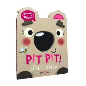 Pıt Pıt Burnuma Dokun Süslü Koala Sesli Kitap Ciltli