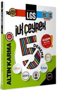 Altın Karma 8. Sınıf LGS ilk Çeyrek 5 Farklı Yayın 5 Farklı Deneme Sınavı Video Çözümlü 2025