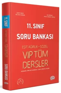 Editör 11. Sınıf VİP Tüm Dersler Eşit Ağırlık Sözel Soru Bankası Kırmızı Kitap