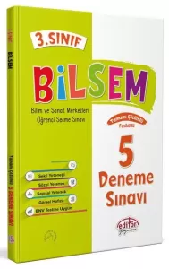 Editör 3. Sınıf Bilsem 5 Deneme 2025