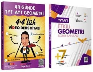 Etkili Matematik TYT AYT Etkili Geometri Soru Bankası ve 49 Günde TYT AYT Geometri Video Ders Kitabı