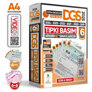 İnformal DGS ÖSYM Çıkmış Soru Tıpkı Basım Türkiye Geneli Dijital Çözümlü 6 lı Deneme Paketi 2025