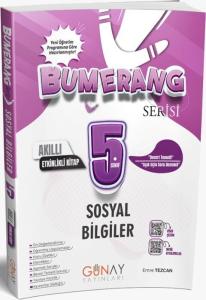 Günay 5. Sınıf Bumerang Sosyal Bilgiler Etkinlikli Akıllı Defter Kitap