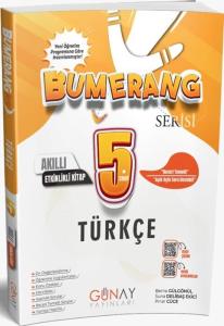 Günay 5. Sınıf Bumerang Türkçe Etkinlikli Akıllı Defter Kitap