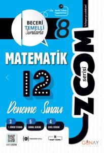 Günay 8. Sınıf Matematik Zoom 12 Branş Denemeler