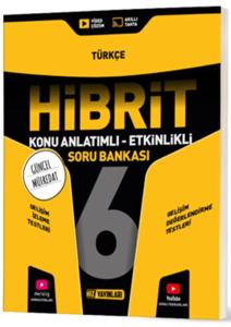 Hız 6. Sınıf Türkçe HİBRİT Konu Anlatımlı Etkinlikli Soru Bankası