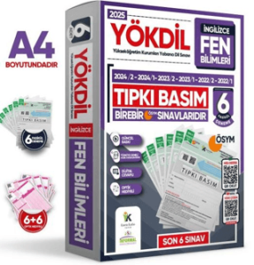 İnformal İngilizce YÖKDİL Fen Bilimleri Tıpkı Basım 6 lı Deneme 2025