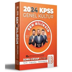 Benim Hocam KPSS Genel Kültür Sen Bilirsin Tarih Coğrafya Vatandaşlık Soru Cevap Kitabı 2024