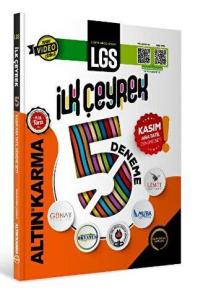 Altın Karma 8. Sınıf LGS ilk Çeyrek 5 Deneme 2024