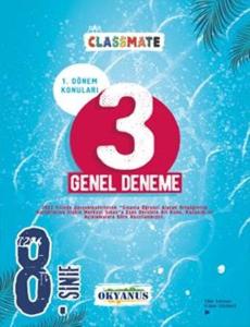 Okyanus 8. Sınıf Classmate 3 Genel Deneme 1. Dönem