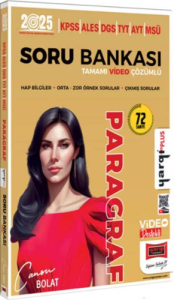 Yargı KPSS ALES DGS TYT AYT MSÜ Tamamı Video Çözümlü Paragraf Soru Bankası 2025
