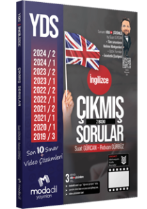 Modadil YDS İngilizce Çıkmış Sorular 2019 2024