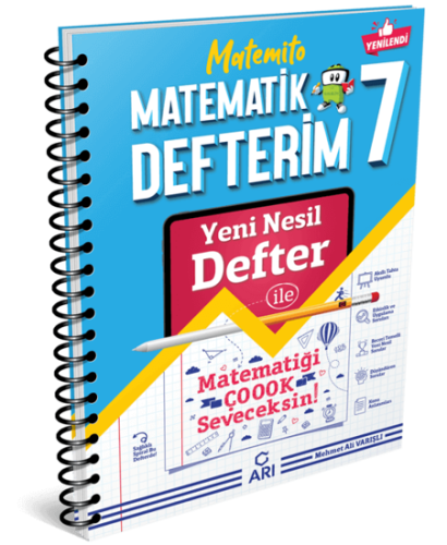 Arı 7. Sınıf Matematik Defterim Matemito 2024