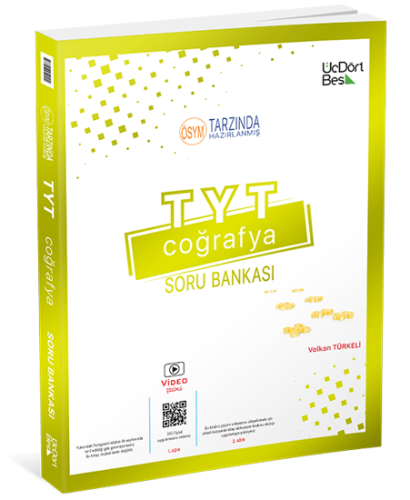 Üçdörtbeş TYT Coğrafya Soru Bankası 2024