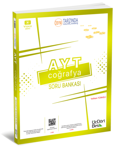 Üçdörtbeş AYT Coğrafya Soru Bankası 2023