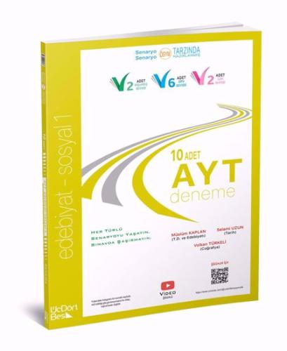 Üçdörtbeş AYT Edebiyat Sosyal 1 10 Deneme 2024