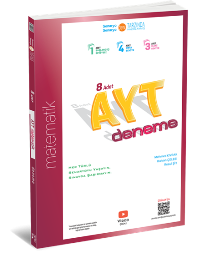 Üçdörtbeş AYT Matematik 8 Deneme 2025