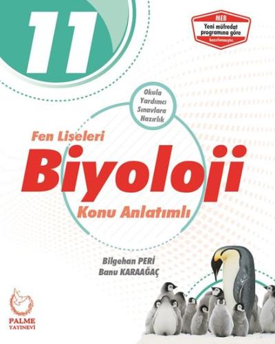 Palme 11. Sınıf Fen Liseleri Biyoloji Konu Anlatımlı