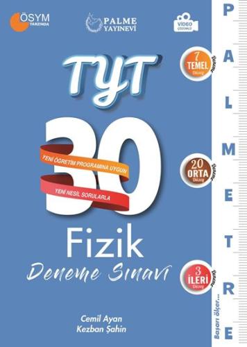 Palme TYT Fizik 30 Palmetre Deneme