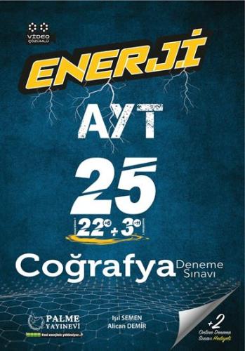 Palme AYT Coğrafya Enerji 25 Deneme