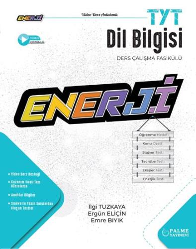 Palme Enerji TYT Dil Bilgisi Ders Çalışma Fasikülü