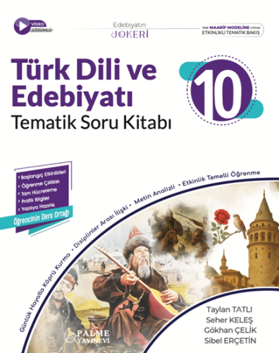 Palme 10. Sınıf Türk Dili ve Edebiyatı Tematik Soru Kitabı