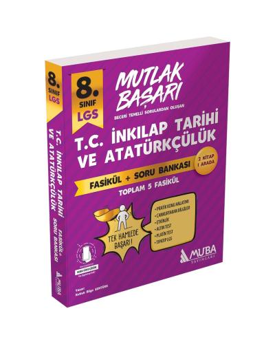 Muba 8. Sınıf T.C. İnkilap Tarihi ve Atatürkçülük Fasiküller+Soru Bank