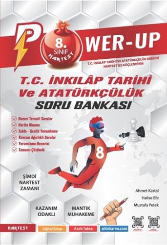 Nartest 8. Sınıf Power Up T.C. İnkilap Tarihi Ve Atatürkçülük Soru Ban