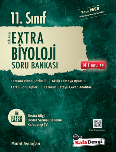 Kafadengi 11. Sınıf Extra Biyoloji Soru Bankası