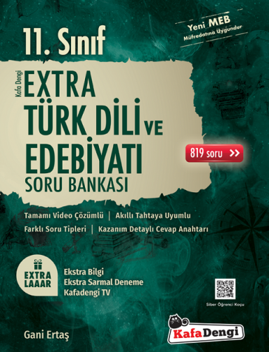 Kafadengi 11. Sınıf Extra Türk Dili ve Edebiyatı Soru Bankası