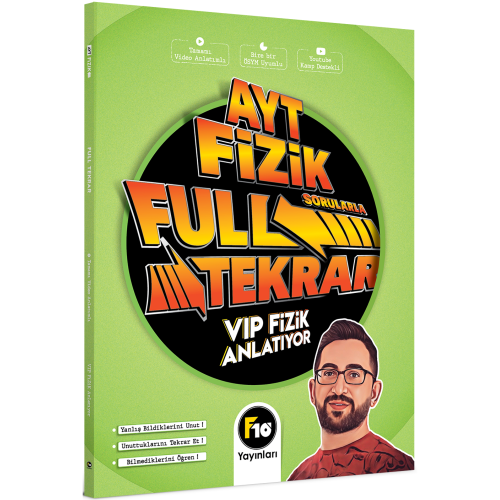 F10 AYT Vip Fizik Full Tekrar Video Ders Notları 2023