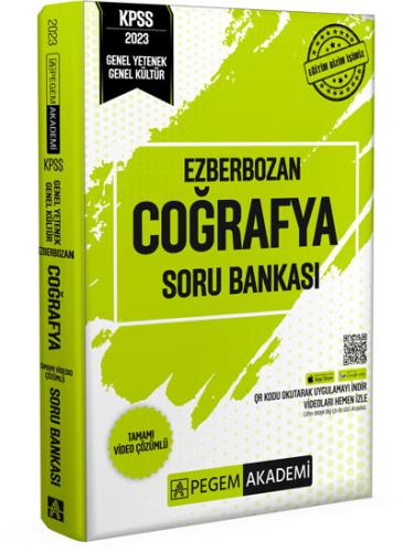 Pegem KPSS Ezberbozan Coğrafya Soru Bankası 2023
