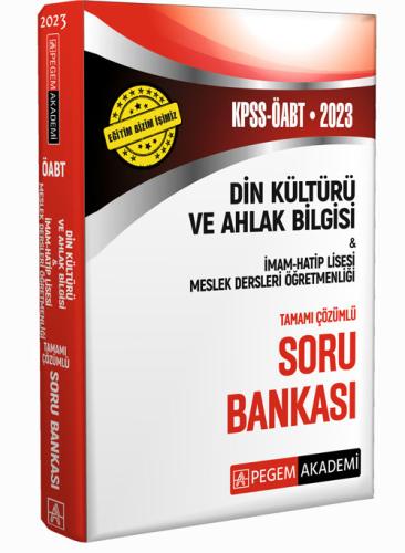 Pegem ÖABT Din Kültürü ve Ahlak Bilgisi İmam Hatip Lisesi Mes.Lisesi S